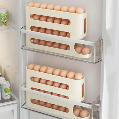 Caja de Almacenamiento de Huevos Deslizante - Estilo escalera